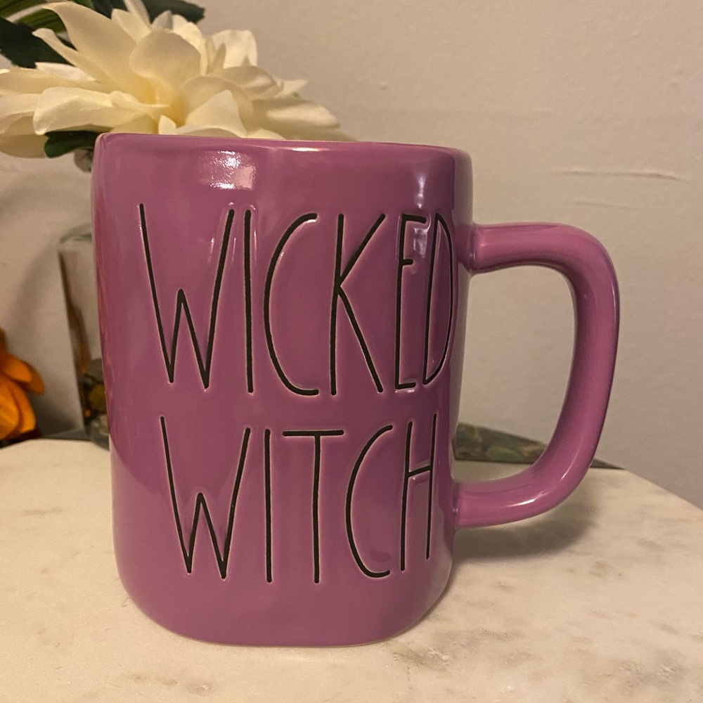 Rae Dunn Double Sided WICKED WITCH Mug New!